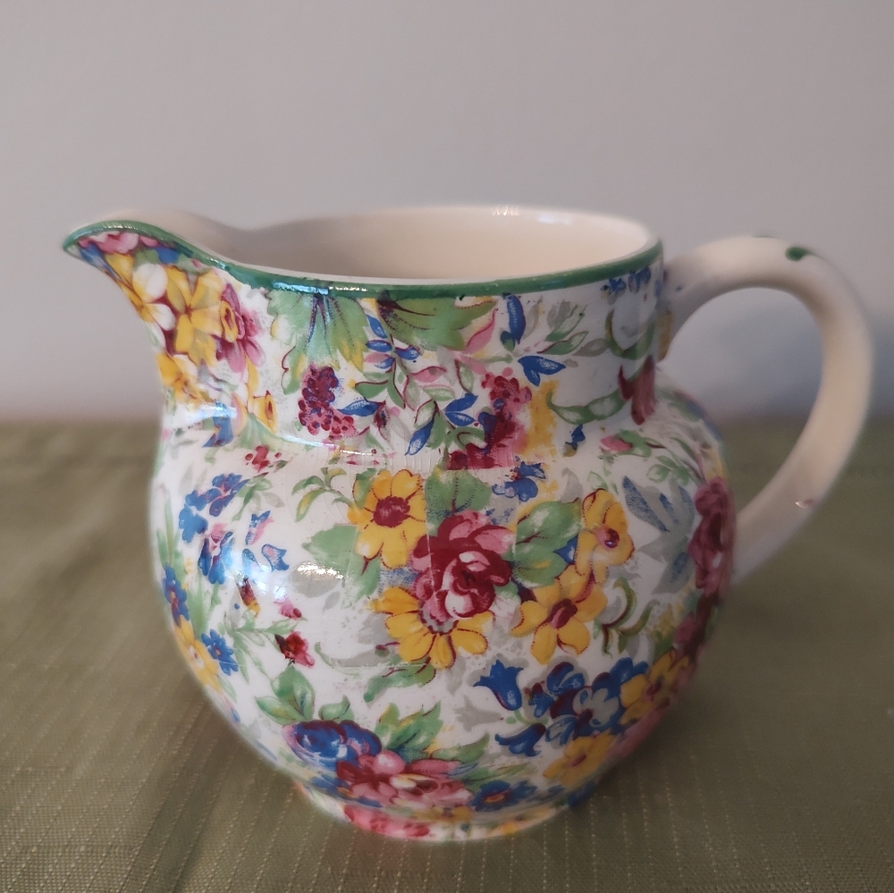 Brama Chintz Creamer By Midwinter, Ltd.